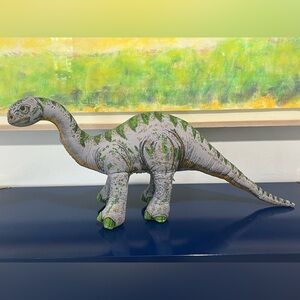 APPLAUSE Plush Dinosaur Brontosaurus Determined Productions Purple Vintage 90s